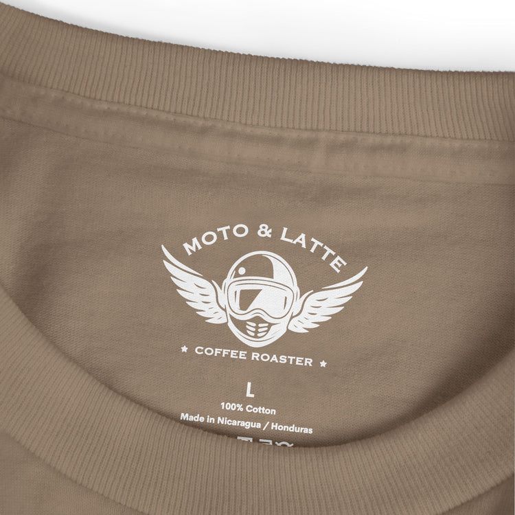 Moto & Latte Logo Unisex Tee