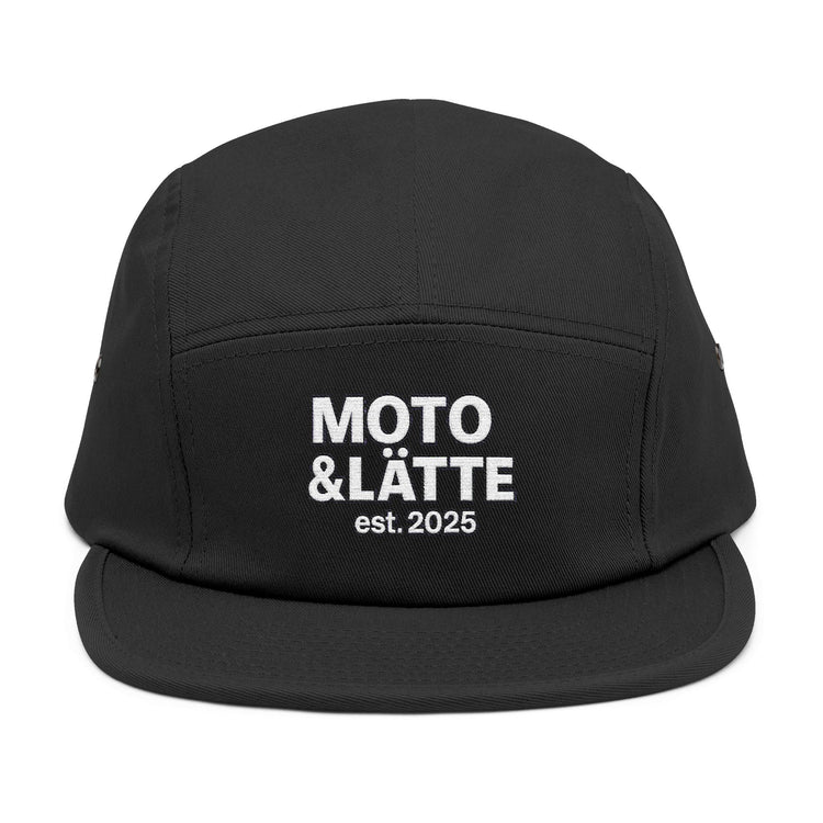 Moto & Latte 5 Panel Cap
