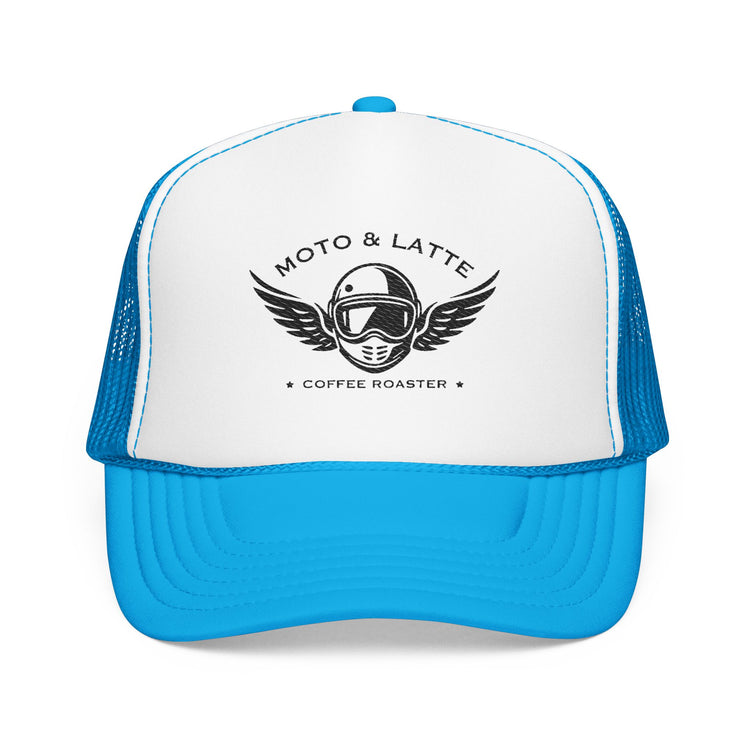 Moto & Latte Embroidered Trucker Hat