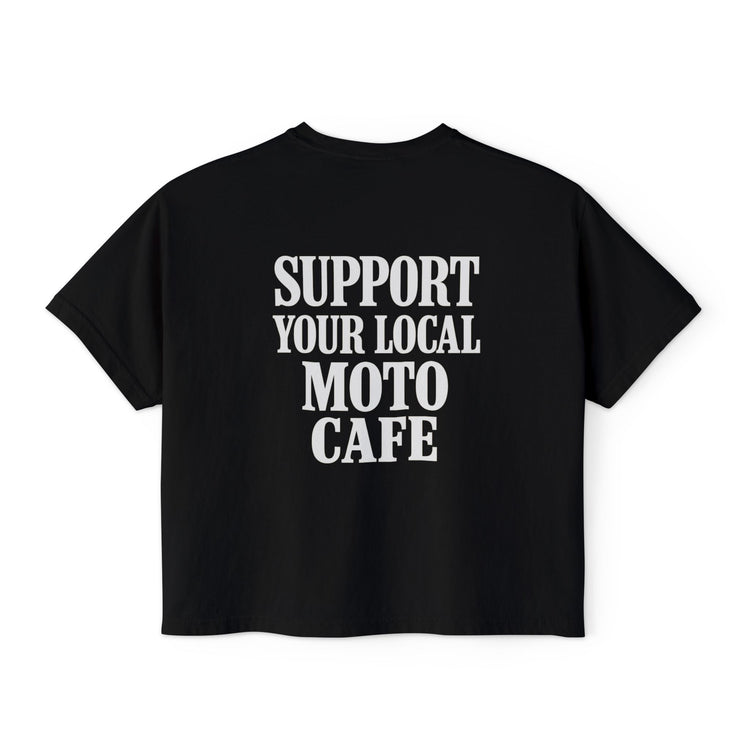 Local Moto Cafe Women's Boxy Tee