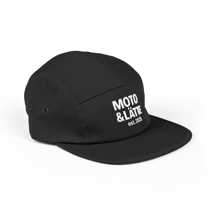 Moto & Latte 5 Panel Cap