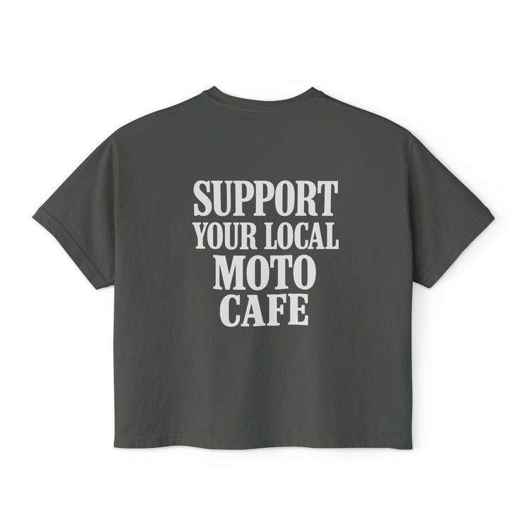 Local Moto Cafe Women's Boxy Tee