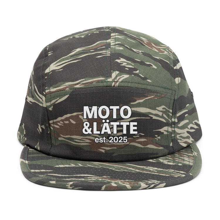 Moto & Latte 5 Panel Cap