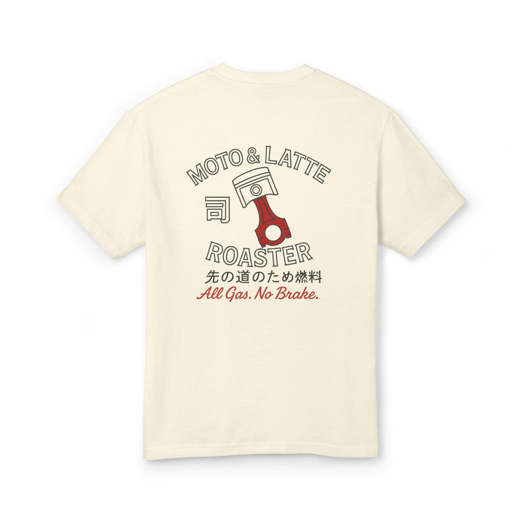 All Gas No Brake Motorcycle Piston Graphic T-Shirt