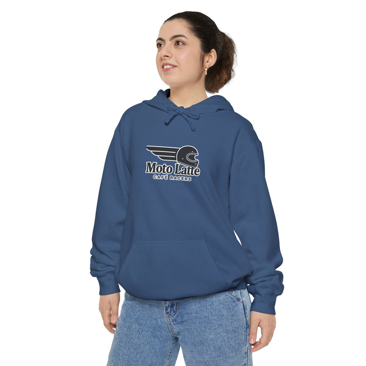 'Support Your Local Moto Café' Graphic Hoodie