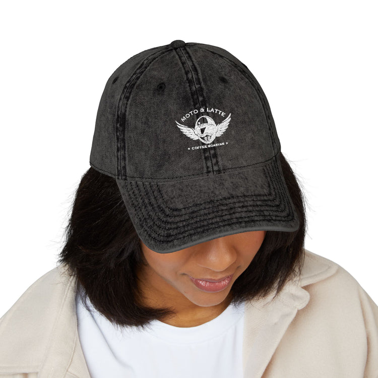 Moto & Latte Vintage Embroidered Hat