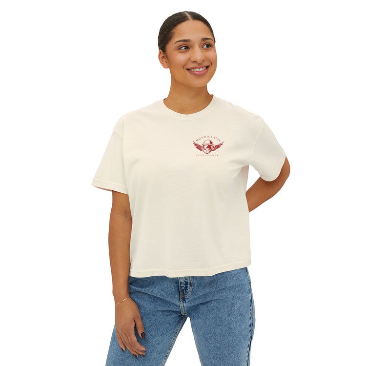 Local Moto Cafe Women's Boxy Tee