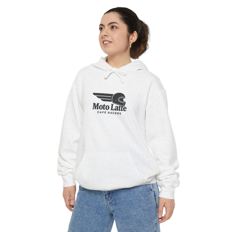 'Support Your Local Moto Café' Graphic Hoodie