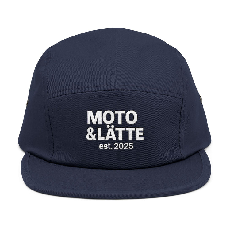 Moto & Latte 5 Panel Cap