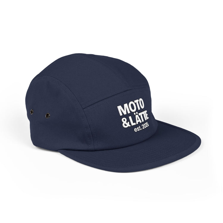 Moto & Latte 5 Panel Cap