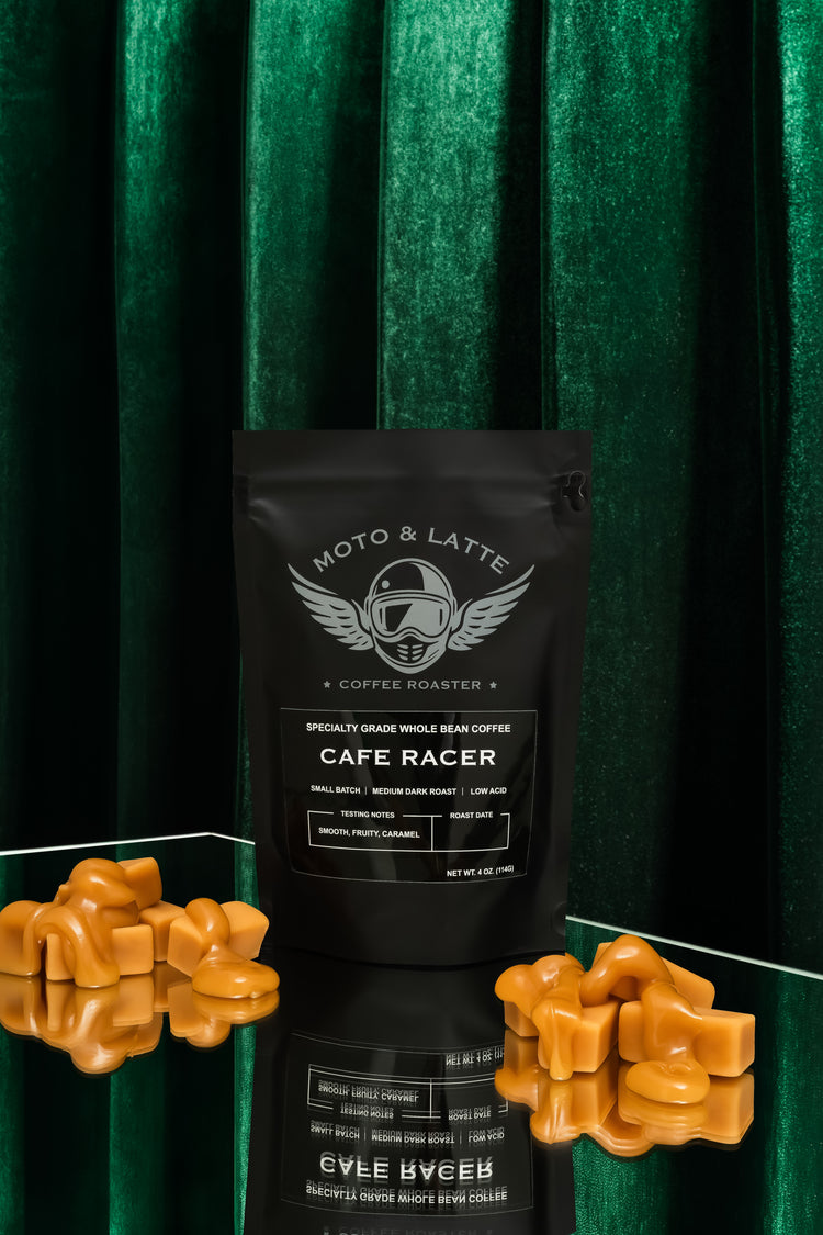 Café Racer – Whole Bean Excelsa Coffee (Medium-Dark Roast)