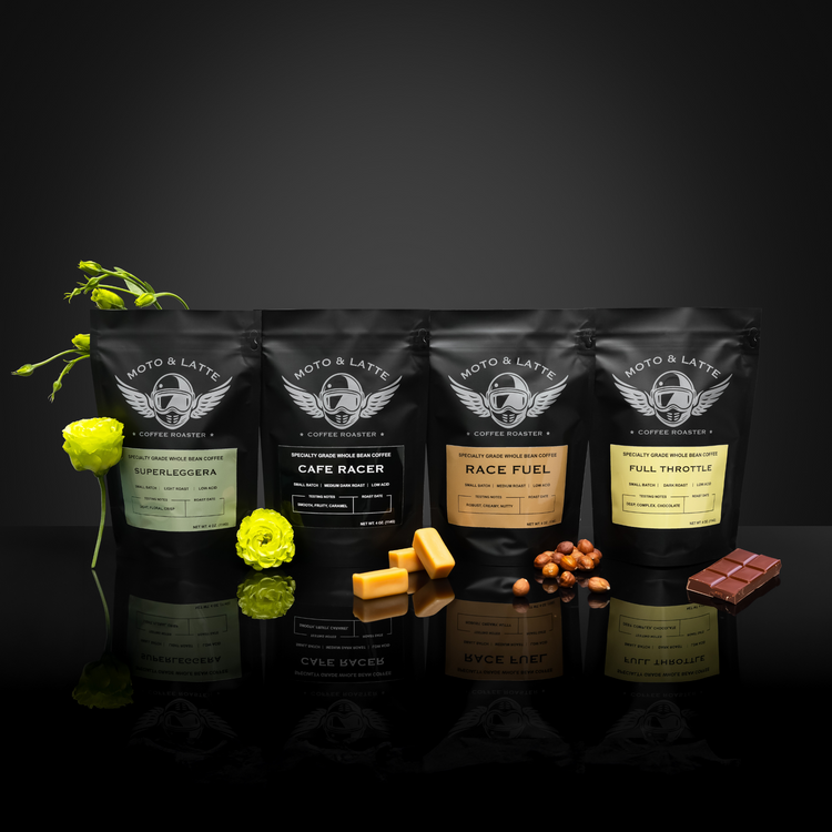 Gourmet Coffee Sampler – Whole Bean Variety Pack (4 Roasts, 4 oz Each)