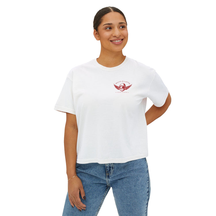 Local Moto Cafe Women's Boxy Tee