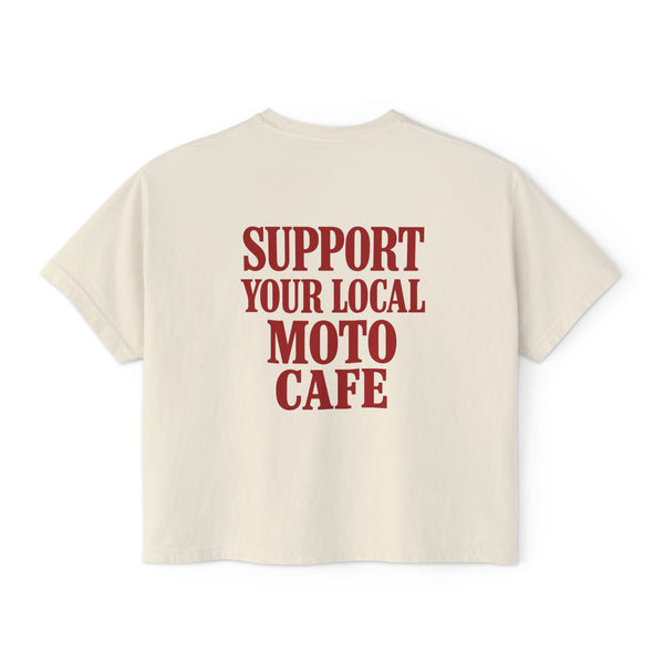 Local Moto Cafe Women's Boxy Tee