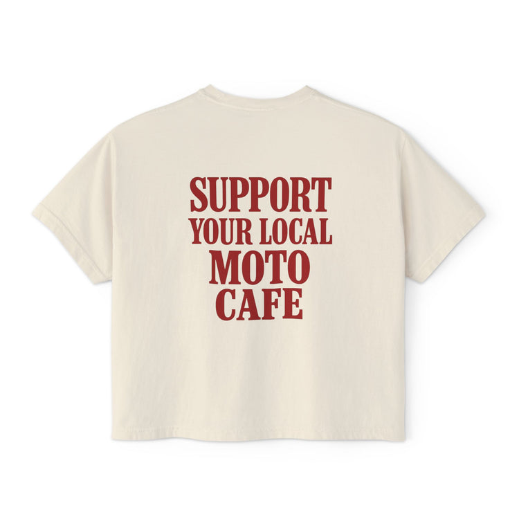 Local Moto Cafe Women's Boxy Tee