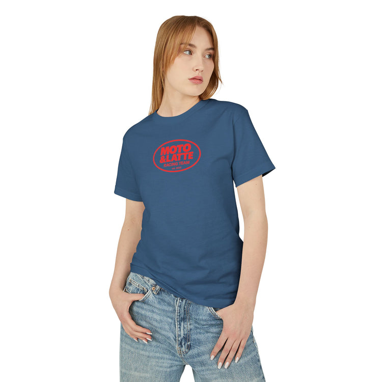 Moto & Latte Racing Team Tee - Unisex Heavyweight Cotton Shirt