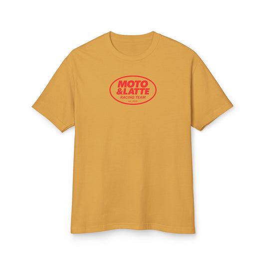 Moto & Latte Racing Team Tee - Unisex Heavyweight Cotton Shirt