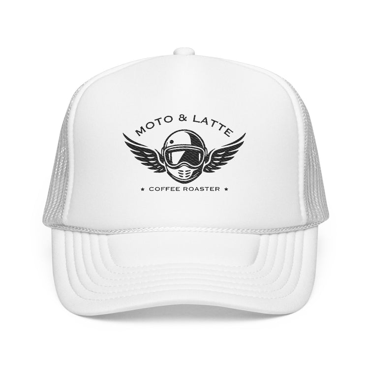 Moto & Latte Embroidered Trucker Hat