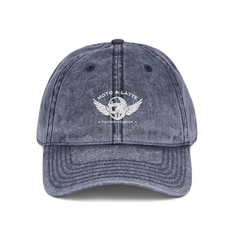Moto & Latte Vintage Embroidered Hat