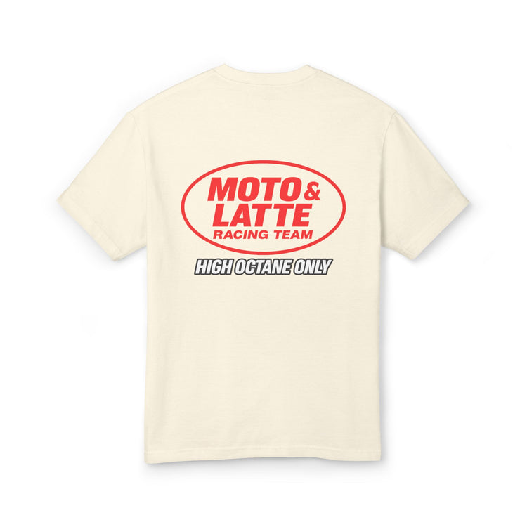 Moto & Latte Racing Team Tee - Unisex Heavyweight Cotton Shirt