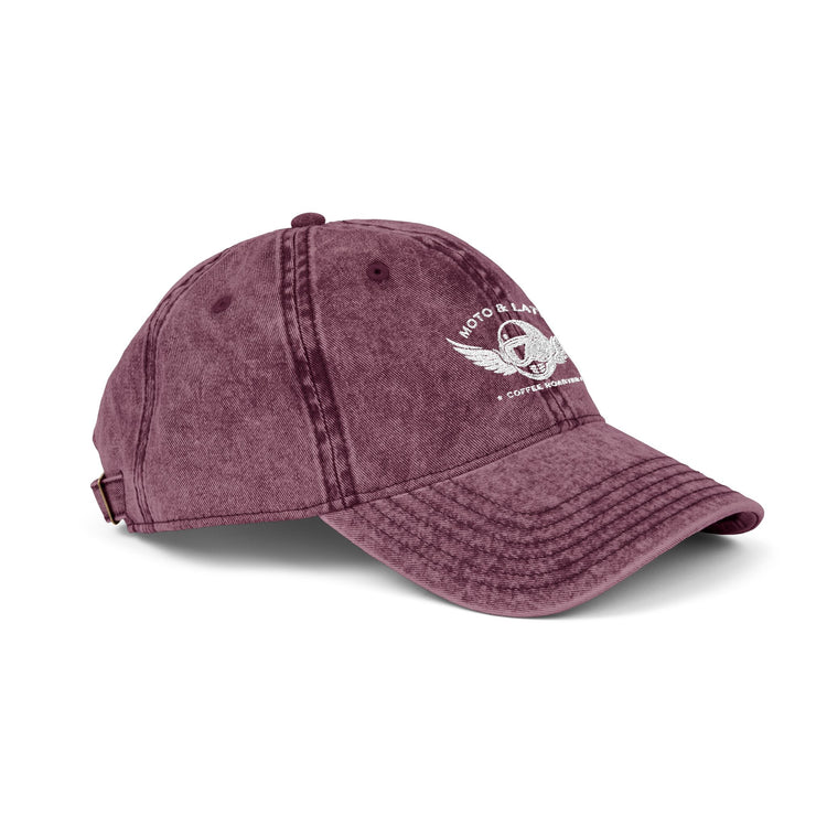 Moto & Latte Vintage Embroidered Hat