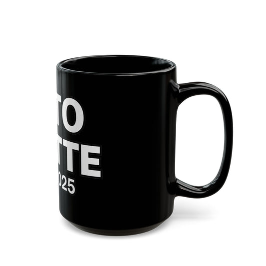 Moto & Latte Black Mug 15oz