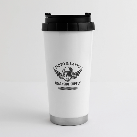 Trackside Supply Travel Mug - white