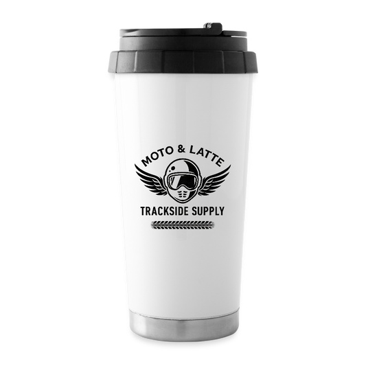 Trackside Supply Travel Mug - white