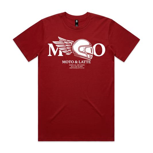 The "Racing" Tee — Cardinal (Limited Run)