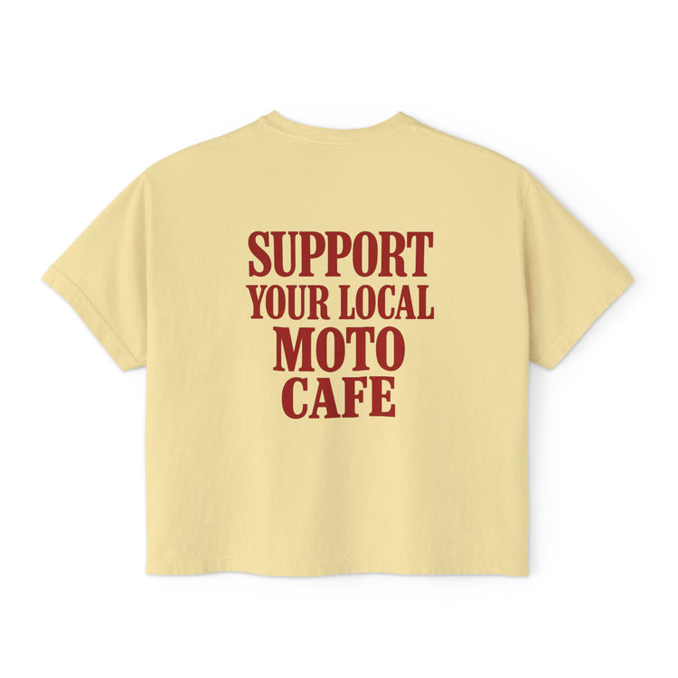 Local Moto Cafe Women's Boxy Tee