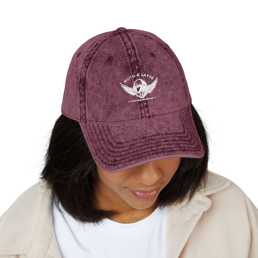 Moto & Latte Vintage Embroidered Hat