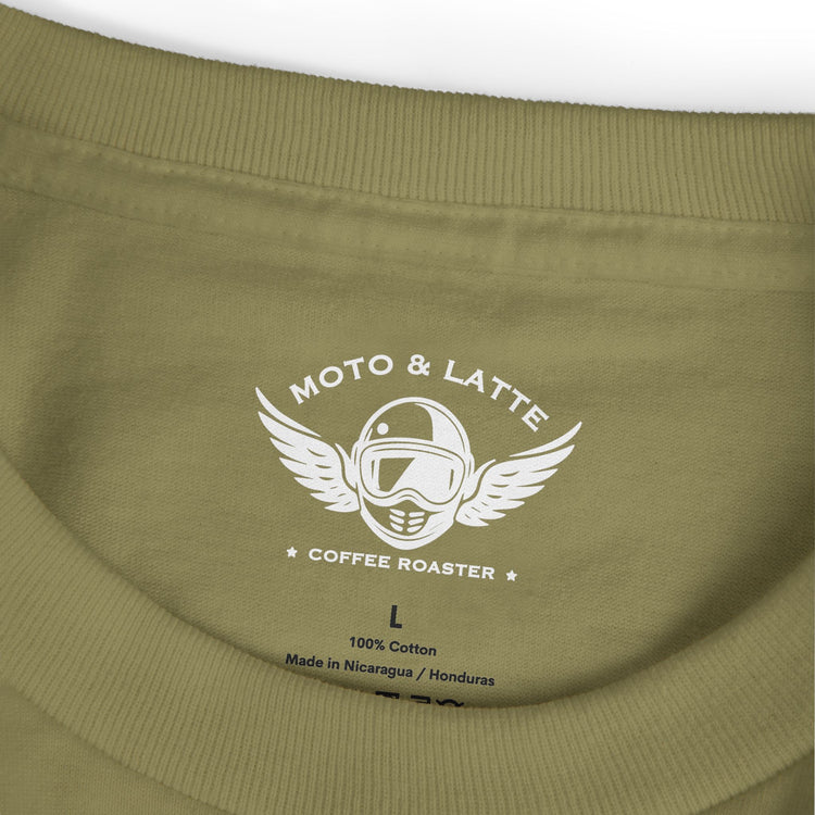 Moto & Latte Logo Unisex Tee
