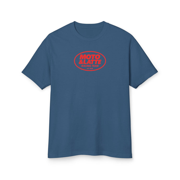 Moto & Latte Racing Team Tee - Unisex Heavyweight Cotton Shirt
