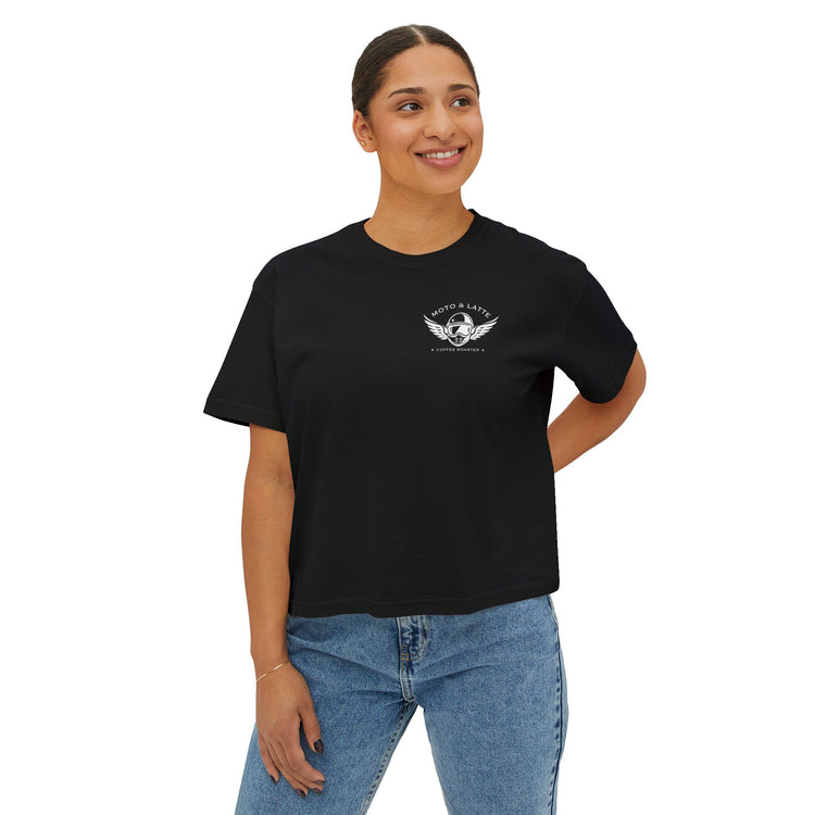 Local Moto Cafe Women's Boxy Tee