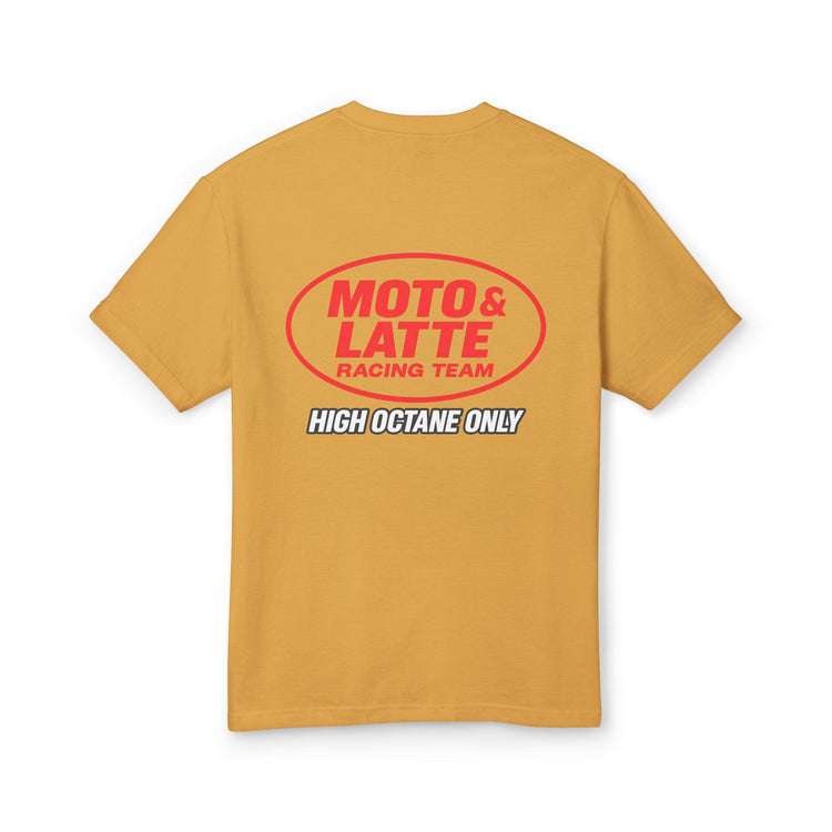 Moto & Latte Racing Team Tee - Unisex Heavyweight Cotton Shirt