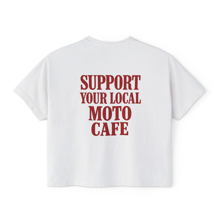 Local Moto Cafe Women's Boxy Tee