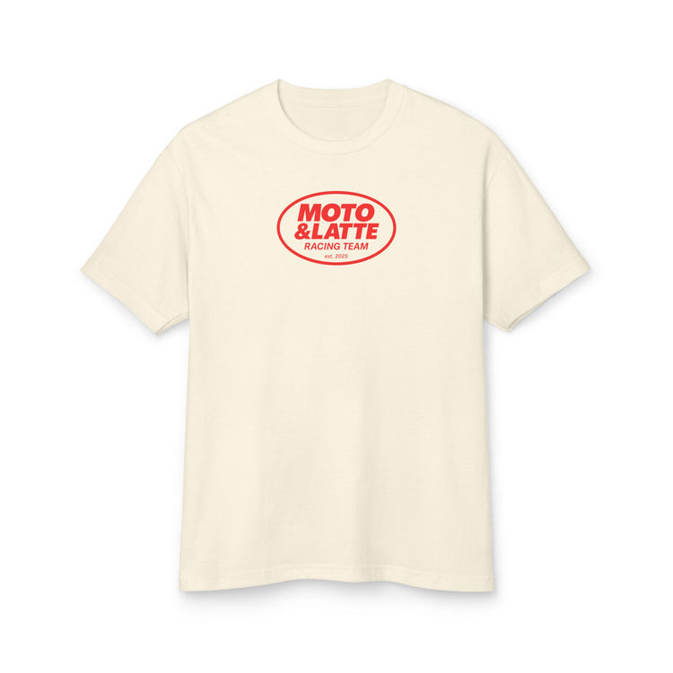 Moto & Latte Racing Team Tee - Unisex Heavyweight Cotton Shirt