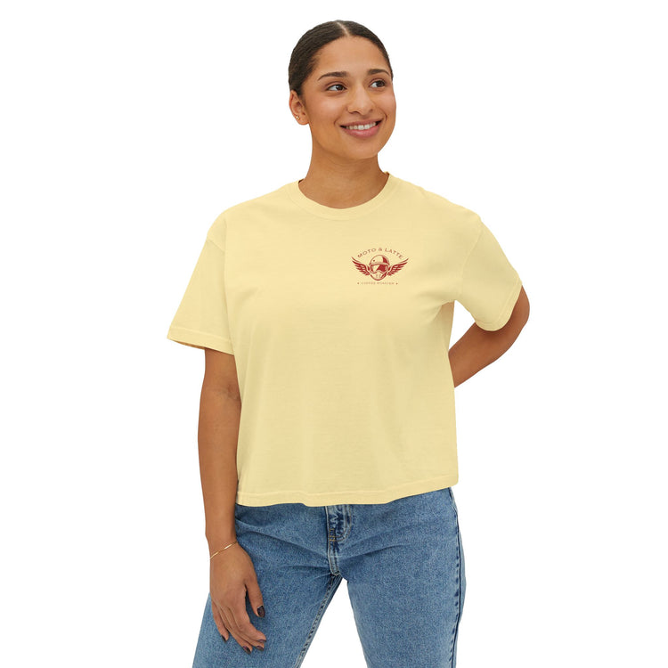 Local Moto Cafe Women's Boxy Tee