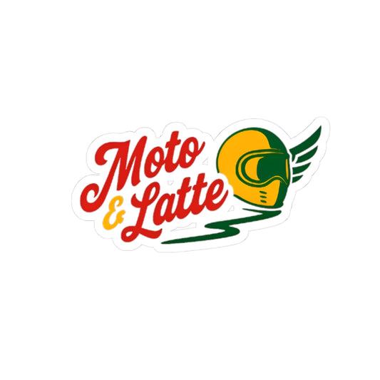 Moto & Latte Vintage Kiss-Cut Sticker