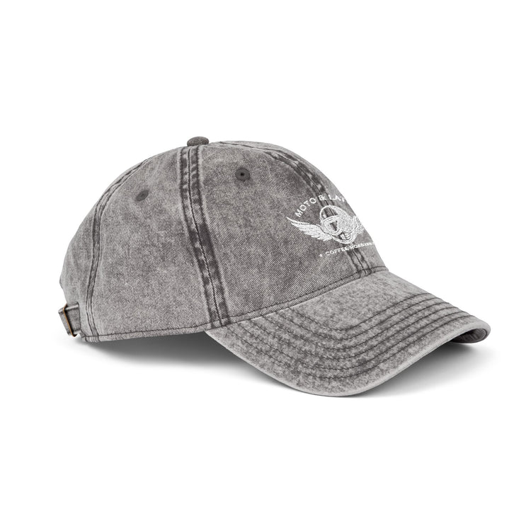 Moto & Latte Vintage Embroidered Hat