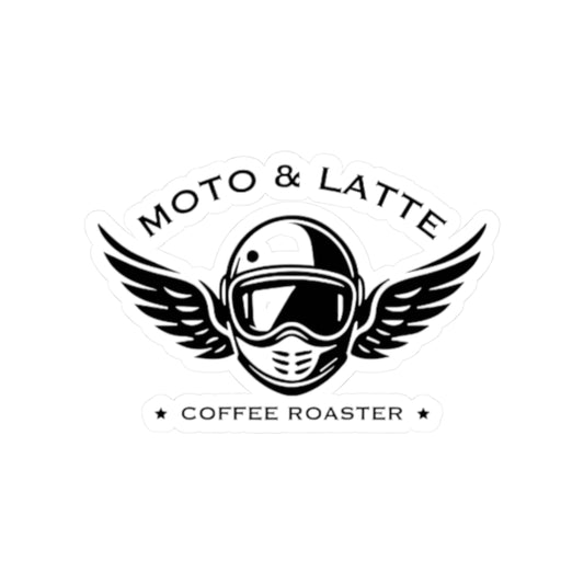 Moto & Latte Kiss-Cut Sticker
