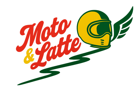 Moto & Latte Vintage Sticker 2.5"
