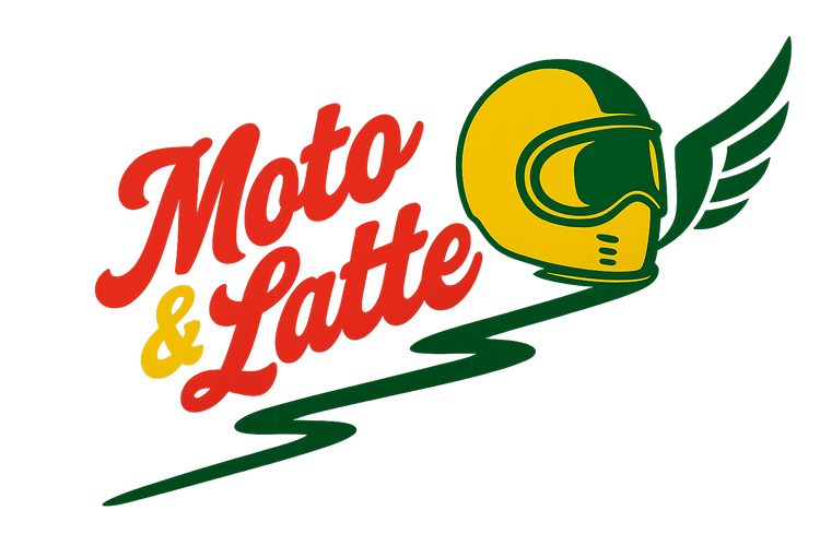 Moto & Latte Vintage Sticker 2.5"