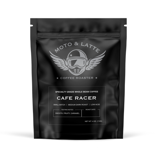 Café Racer – Whole Bean Excelsa Coffee (Medium-Dark Roast)