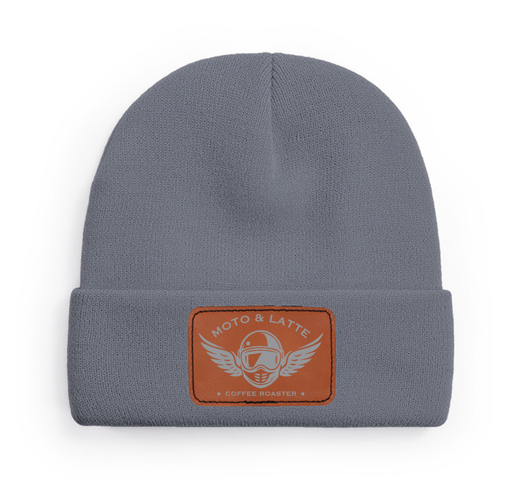 Moto Latte Roaster Unisex Beanie - Grey